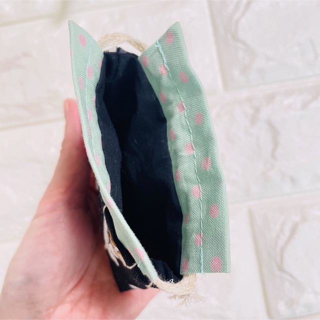 ミニミニ巾着 ちっちゃなポーチNo.5バレリーナの通販 by かわいい布