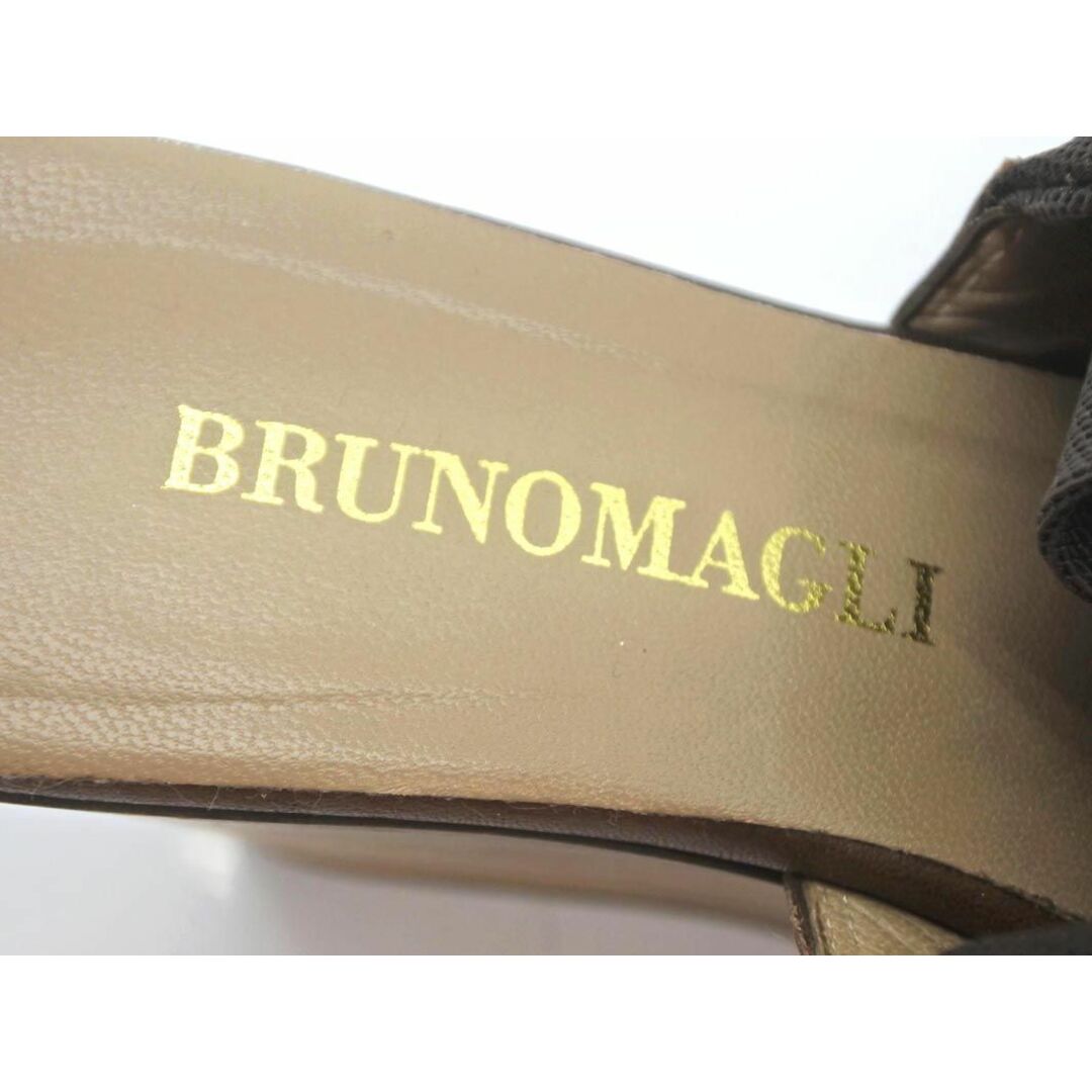 BRUNOMAGLI(ブルーノマリ)のBRUNOMAGLI ブルーノマリ ウェッジソール サンダル size35.5（22.5ｃｍくらい）/茶 ■◆ レディース レディースの靴/シューズ(サンダル)の商品写真