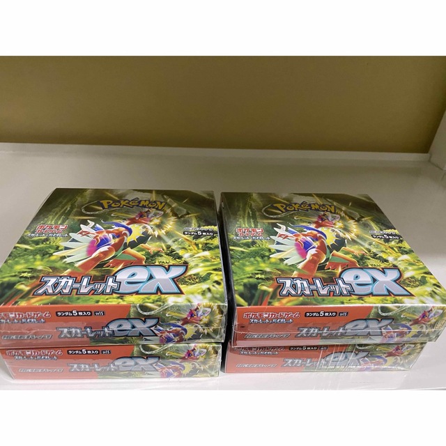 ポケモンカード　スカーレットex 4box セット