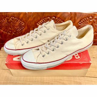 コンバース(CONVERSE)の★80s!USA!コンバース オールスター 生成り デッド ビンテージ 235★(スニーカー)