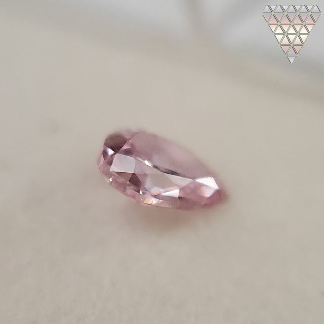 0.045 ct FANCY PURPLE PINK 天然 ダイヤモンド  レディースのアクセサリー(リング(指輪))の商品写真