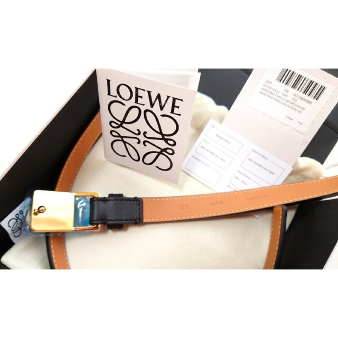 新品正規品☆LOEWE☆アマソナパッドロックベルト80 | www.proesmin.com