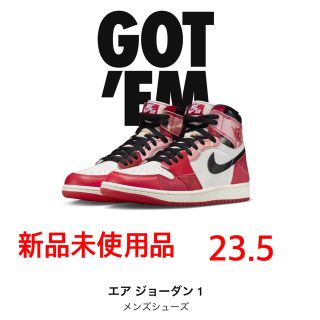 ジョーダン(Jordan Brand（NIKE）)のエアジョーダン1スパイダーマン23.5cmaj1 NIKE(スニーカー)