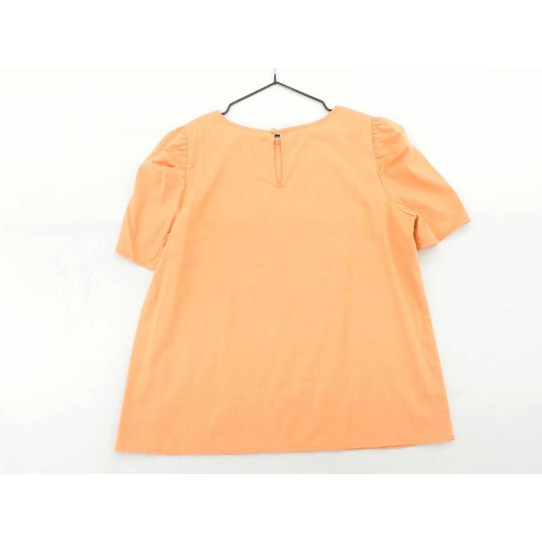 NATURAL BEAUTY BASIC(ナチュラルビューティーベーシック)のNATURAL BEAUTY BASIC ナチュラルビューティーベーシック ブラウス カットソー sizeS/オレンジ ■◆ レディース レディースのトップス(カットソー(半袖/袖なし))の商品写真