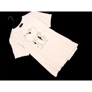 ビームス(BEAMS)のBEAMS ビームス プリント Tシャツ sizeS/白 ■◆ メンズ(Tシャツ/カットソー(半袖/袖なし))