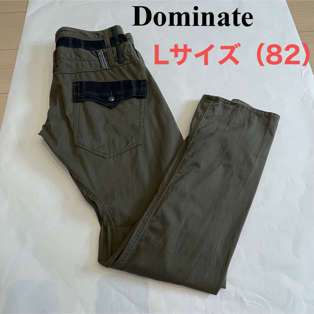 DOMINATE(ドミネイト)の【ドミネイト】カジュアル綿パン　カーキ　Ｌウエスト82 メンズのパンツ(その他)の商品写真