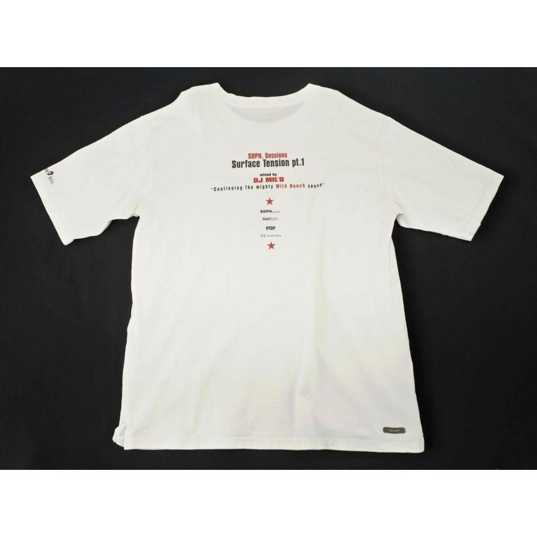 SOPHNET.(ソフネット)のSOPHNET. ソフネット プリント Tシャツ sizeM/白 ■◆ メンズ メンズのトップス(Tシャツ/カットソー(半袖/袖なし))の商品写真