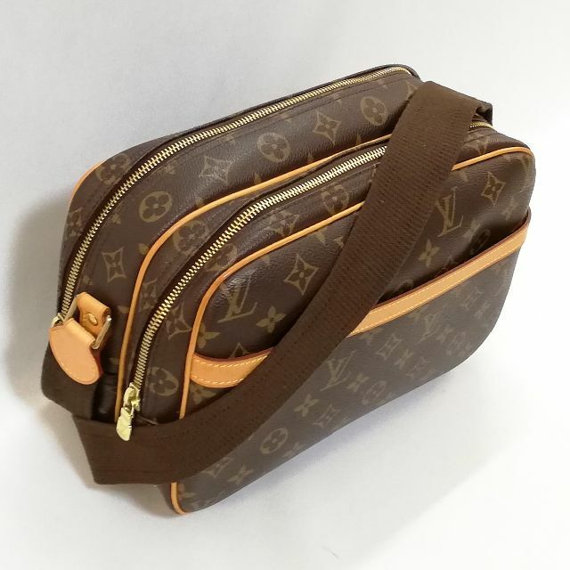 良品　ルイヴィトン　モノグラム　リポーターPM　ショルダーバッグ　LV