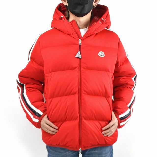 MONCLER - 【RED】モンクレール ダウンジャケット メンズの通販 MONCLER - 【RED】モンクレール ダウンジャケット メンズの通販