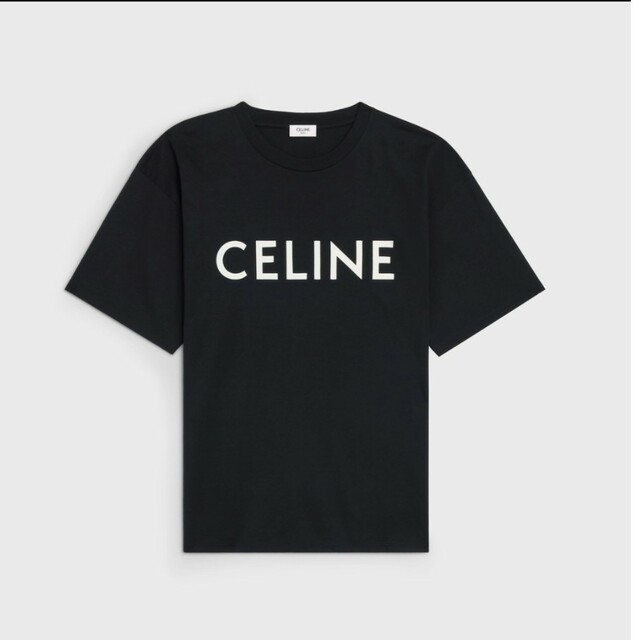 celine(セリーヌ)のCELINE 　Tシャツ / コットンジャージー　ブラック レディースのトップス(Tシャツ(半袖/袖なし))の商品写真