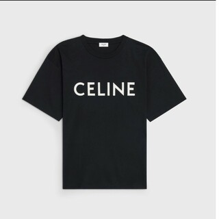 セリーヌ(celine)のCELINE 　Tシャツ / コットンジャージー　ブラック(Tシャツ(半袖/袖なし))