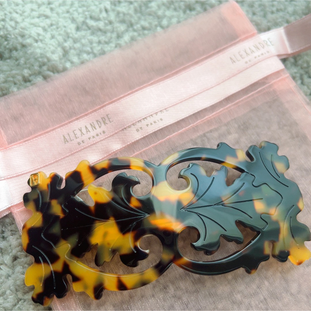 巾着付き!ALEXANDRE DE PARIS バレッタ-