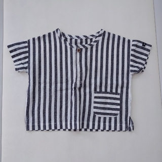 makepono ストライプシャツ 90サイズ(Tシャツ/カットソー)