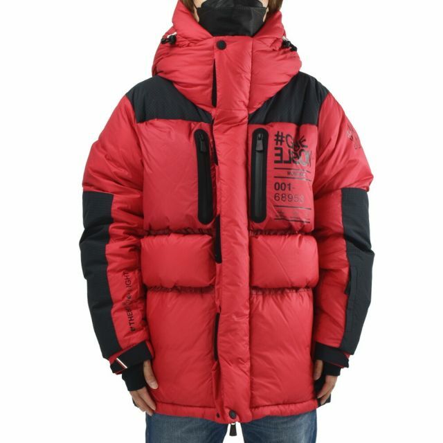 MONCLER(モンクレール)の【RED】モンクレール ダウンコート メンズ アウター メンズのジャケット/アウター(ダウンジャケット)の商品写真