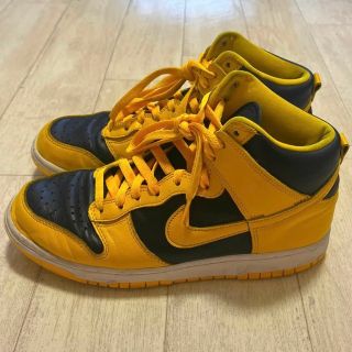 ナイキ(NIKE)のNIKEDUNK high バーシティ メイズ(スニーカー)