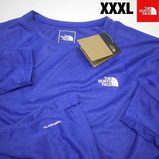 ザノースフェイス(THE NORTH FACE)のUSA限定新品ノースフェイス長袖Tシャツ(3XL)快適フラッシュドライ(Tシャツ/カットソー(七分/長袖))