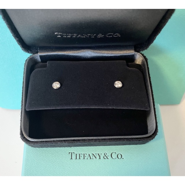 Tiffany & Co.(ティファニー)のティファニー　バイザヤード「鑑定書付」0.18ct  Pt950 ピアス レディースのアクセサリー(ピアス)の商品写真