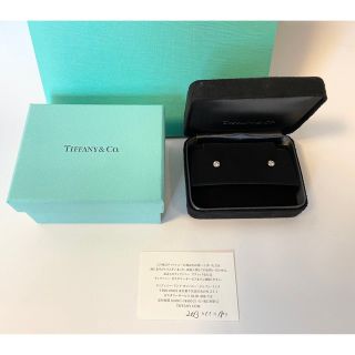 ティファニー(Tiffany & Co.)のティファニー　バイザヤード「鑑定書付」0.18ct  Pt950 ピアス(ピアス)