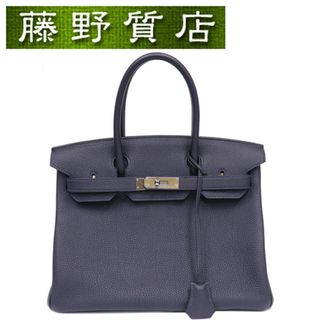 エルメス(Hermes)の(美品)エルメス HERMES バーキン30 BIRKIN トゴ ブルーニュイ シルバー金具 C刻印 2018年 8027(ハンドバッグ)