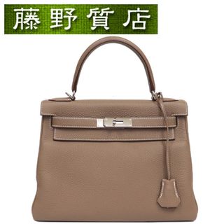 エルメス(Hermes)の（美品）エルメス HERMES ケリー28 KELLY 内縫い エトープ トリヨンクレマンス シルバー金具 Z刻印 2021年 2Way ショルダーバッグ 8048(ハンドバッグ)