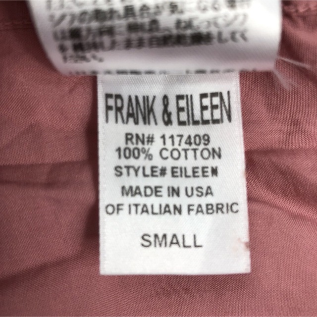 Frank&Eileen(フランクアンドアイリーン)の★Frank&Eileen★美品★EILEEN コットンオーバーサイズシャツ レディースのトップス(シャツ/ブラウス(長袖/七分))の商品写真