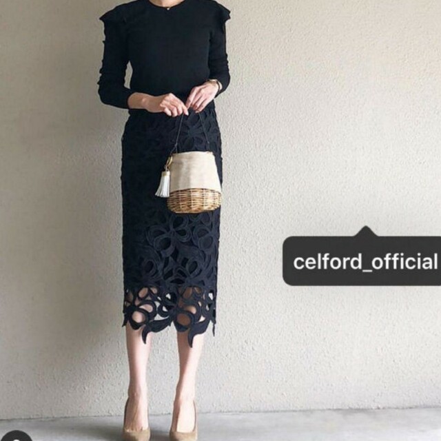 CELFORD - オリジナルリボンレーススカートの通販 by shop|セル