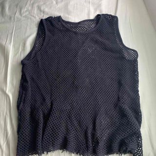 プラダ(PRADA)のmesh tank top see-through(タンクトップ)