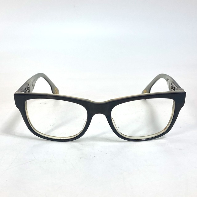 Chrome Hearts(クロムハーツ)のクロムハーツ CHROME HEARTS ELIXER クロス めがね メガネ 眼鏡 プラスチック ブラック メンズのファッション小物(サングラス/メガネ)の商品写真