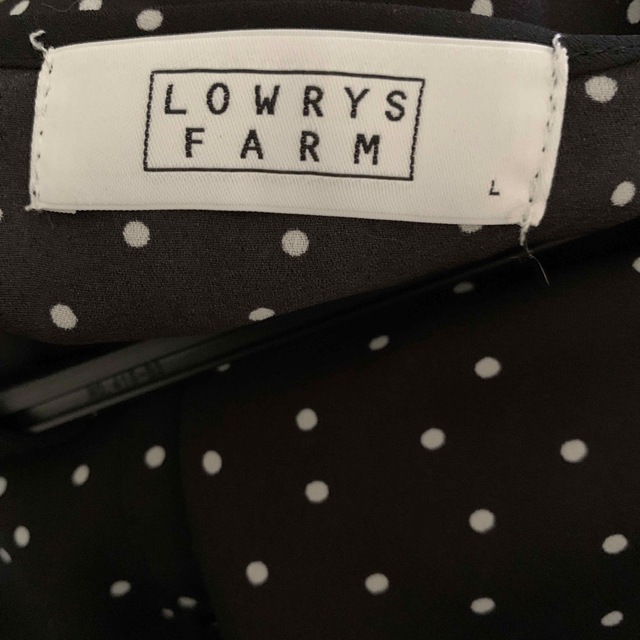 LOWRYS FARM(ローリーズファーム)のローリーズファーム　水玉ロングワンピース レディースのワンピース(ロングワンピース/マキシワンピース)の商品写真