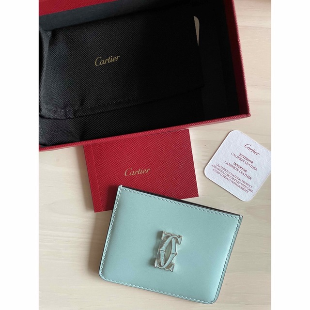 Cartier   新品ドゥーブルC ドゥ カルティエ シンプル カード