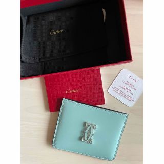 カルティエ(Cartier)の【新品】ドゥーブルC ドゥ カルティエ シンプル カードホルダー(名刺入れ/定期入れ)