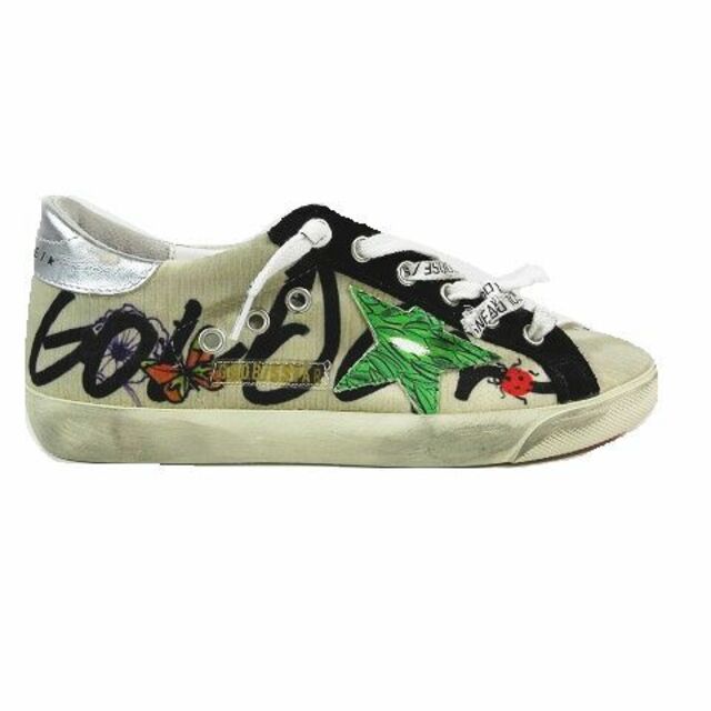 GOLDEN GOOSE(ゴールデングース)のGOLDEN GOOSE SUPER-STAR CLASSICWITH LIST レディースの靴/シューズ(スニーカー)の商品写真