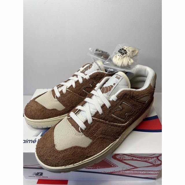 New Balance(ニューバランス)のNew Balance × Aimé Leon Dore P550 Brown メンズの靴/シューズ(スニーカー)の商品写真