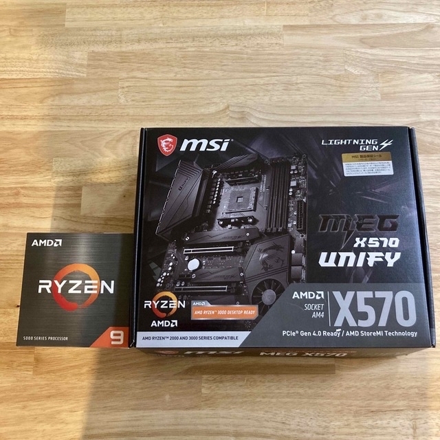 AMD RYZEN 9 5950X + MSI MEG X570 UNIFY