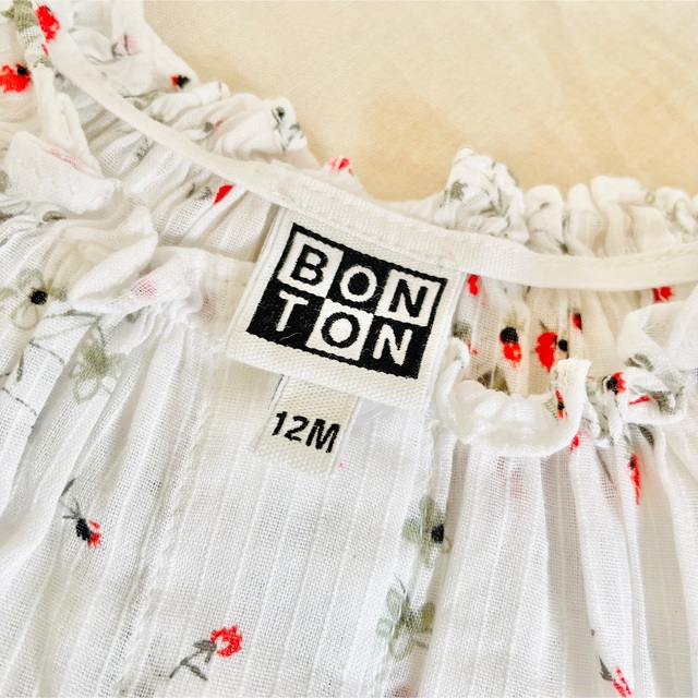 美品 BONTON ボントン ブラウス 12m 18m