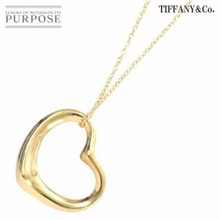 ティファニー TIFFANY&Co. ニューテンダネス ハート ネックレス 40cm K18 YG イエローゴールド 750 VLP 90196627