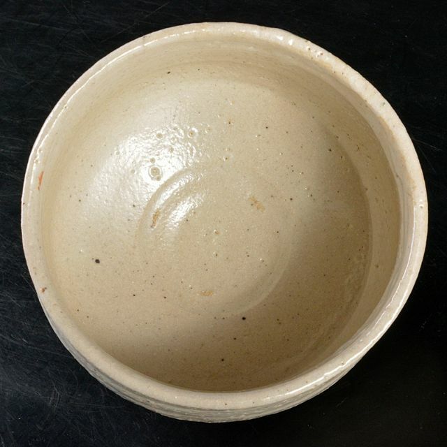 茶道具 北大路魯山人作 志野 吉字文 茶碗 黒田陶々庵極め箱 F R5846 茶道具 北大路魯山人作 志野 吉字文 茶碗 黒田陶々庵極め箱 F R5846
