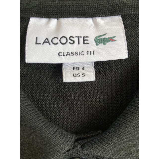 ラコステ  LACOSTE ラコステポロシャツ L1212 サイズ 3 ブラック