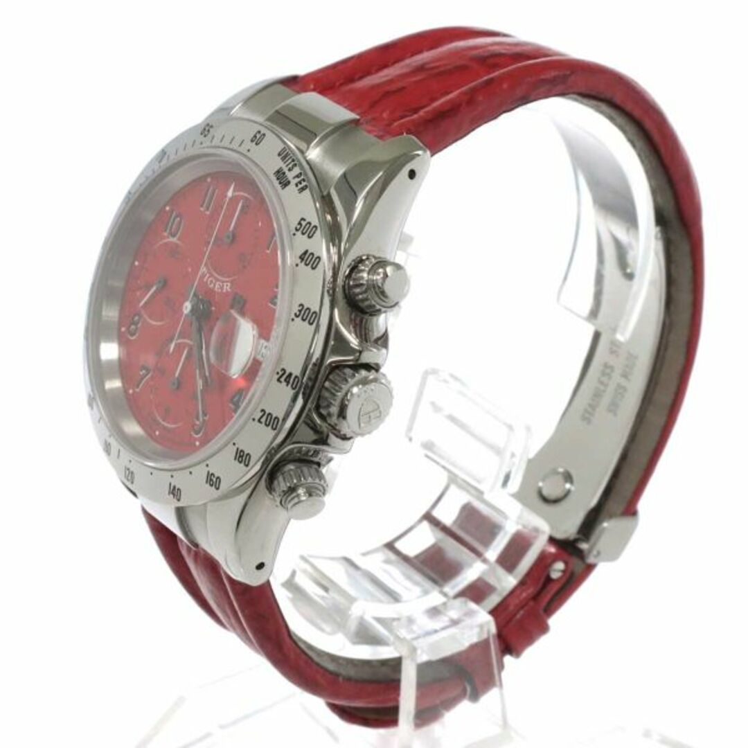 Tudor(チュードル)のチュードル TUDOR クロノタイム タイガー 79280 クロノグラフ メンズ 腕時計 レッド 文字盤 オートマ 自動巻き Chrono Time VLP 90194344 メンズの時計(腕時計(アナログ))の商品写真