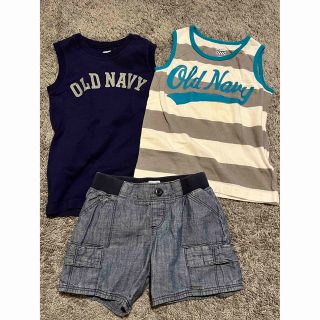 オールドネイビー(Old Navy)のOLDNAVY タンクトップ2枚&ショートパンツ(Tシャツ/カットソー)