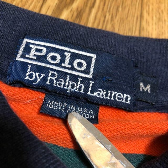 POLO RALPH LAUREN(ポロラルフローレン)の80〜90s USA製 POLO RALPH LAUREN ラガーシャツ メンズのトップス(シャツ)の商品写真