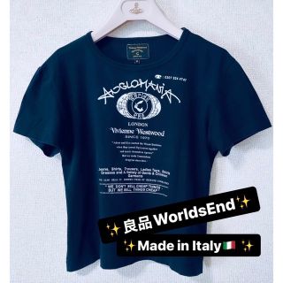 ヴィヴィアンウエストウッド(Vivienne Westwood)のイタリア製良品VivienneWestwood ワールズエンドカットソー(Tシャツ(半袖/袖なし))