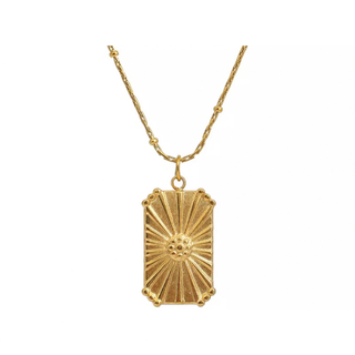 ジーナシス(JEANASIS)の【square charm gold chains necklace】#07(ネックレス)