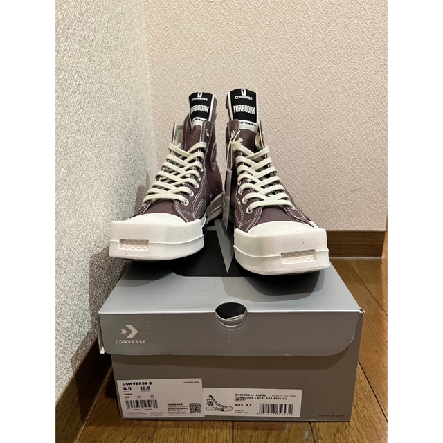 Rick Owens(リックオウエンス)のdrkshdw converse turbodrk コンバース　ダークシャドウ メンズの靴/シューズ(スニーカー)の商品写真