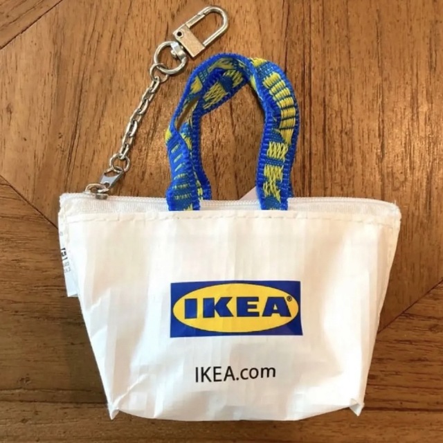 IKEA(イケア)のIKEA  クノーリグ  Sホワイト＆Ｓブルー  ミニバッグ  各1個 レディースのファッション小物(ポーチ)の商品写真