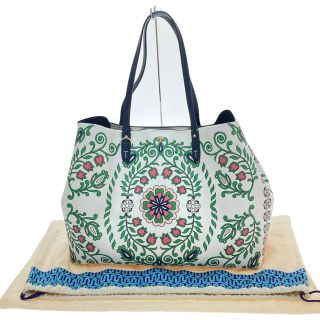 トリーバーチ(Tory Burch)の□□TORY BURCH トリーバーチ トートバッグ ホワイト(トートバッグ)