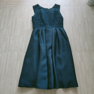 ドレス Mサイズ   紺色ワンピース(ロングワンピース/マキシワンピース)