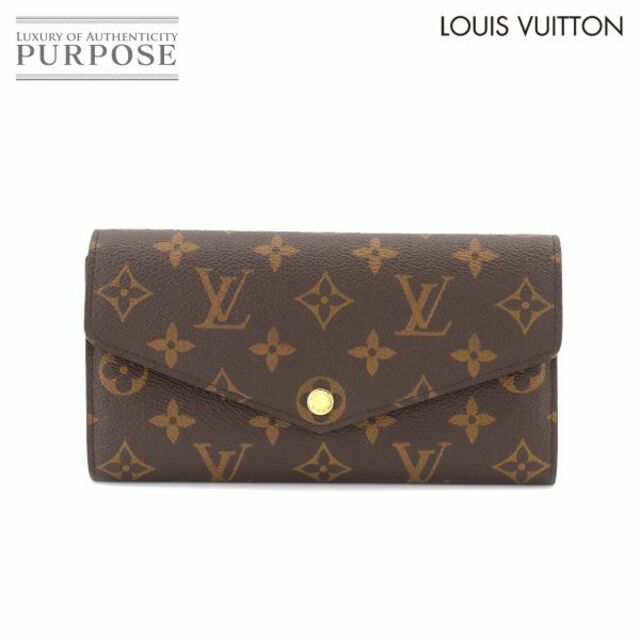 商品管理番号90192591未使用 展示品 ルイ ヴィトン LOUIS VUITTON モノグラム ポルトフォイユ サラ 二つ折り 長財布 ブラウン M60531 RFID VLP 90192591