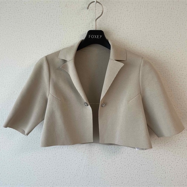 ????????FOXEY/Jacket"Little Jewel" ピンク 38????????