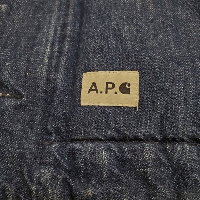 A.P.C × Carhartt ボア デニム ジャケット サイズ M